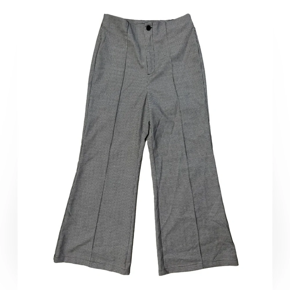 Reformation Houndstooth Wide-Leg Trousers - Picture 2 of 4